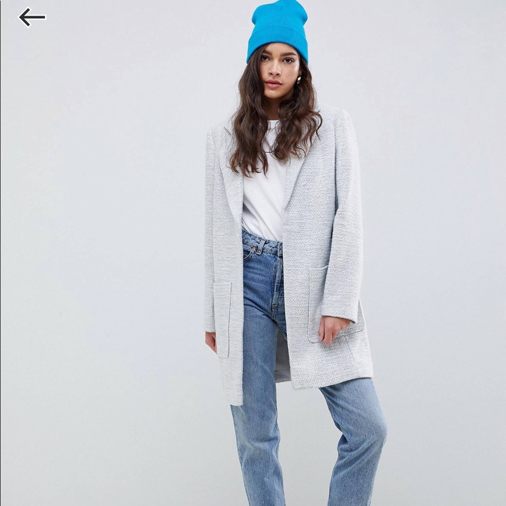 Asos design textured coat
